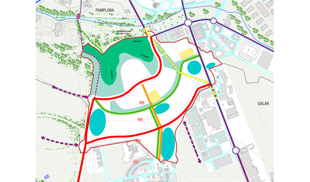 Nuevo barrio en Donapea (Pamplona): el proyecto de 5.000 viviendas entra en su fase final